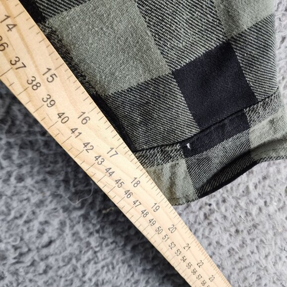 Tailor Vintage Jacket Mens Small Green Buffalo Check Sherpa Lined Shacket*NWT* - Picture 10 of 13